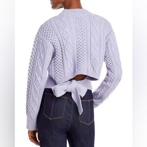 Rails Amy Cable Knit Tie Back Sweater